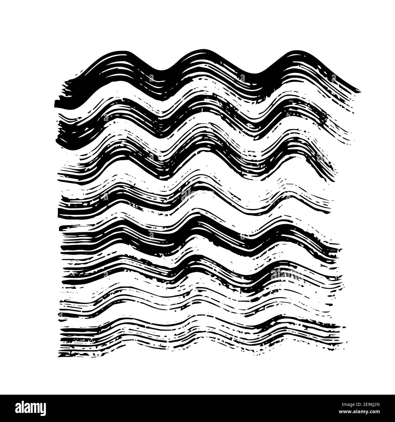 Macchie nere, pennellate realizzate con inchiostro. Forme e silhouette grunge per il tuo design. Può essere utilizzato come sfondo nel progetto. Illustrazione Vettoriale