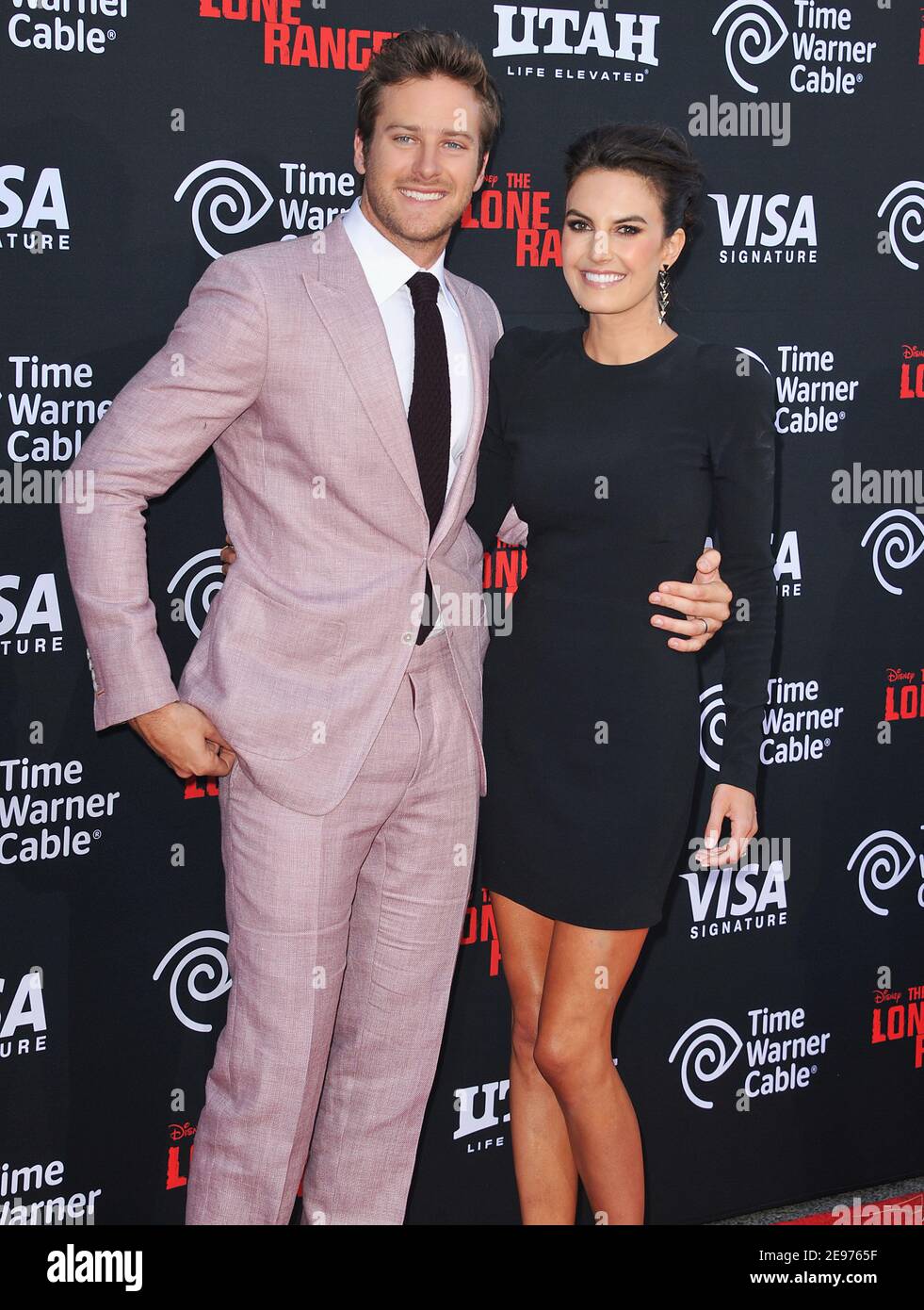 Los Angeles, Stati Uniti. 23 Giugno 2013. Elizabeth Chambers, Armie Hammer 164 Credit: Tsuni/USA/Alamy Live News Foto Stock