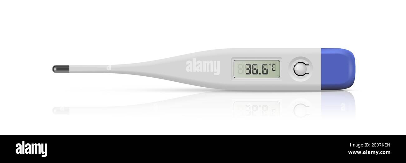 Digital thermometer Immagini Vettoriali Stock - Alamy