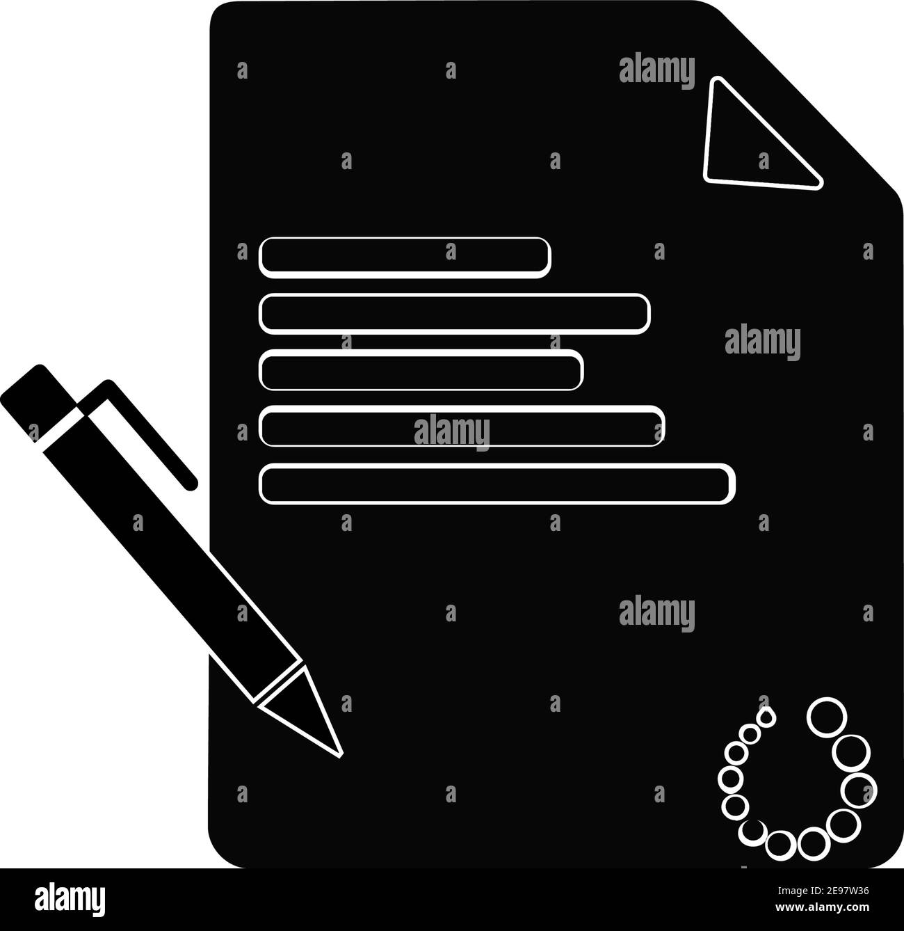 vettore icona di caricamento per l'invio dell'articolo Illustrazione Vettoriale