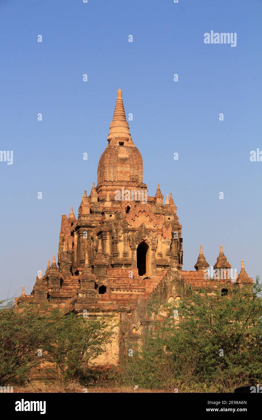 Hill top tempio - Old Bagan Foto Stock