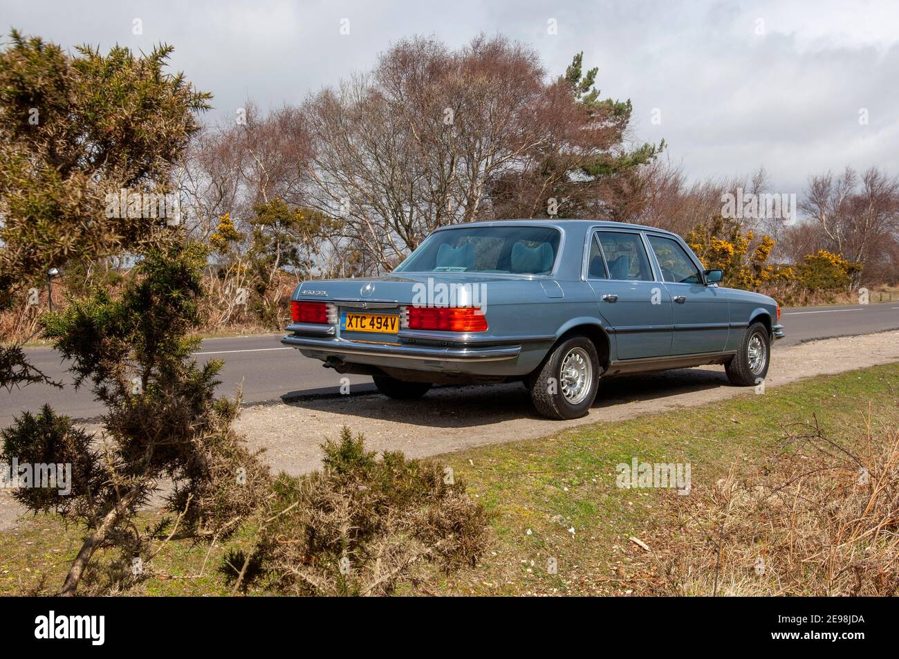 1979 W116 Mercedes 450 SEL - Classe S prima essere chiamato quello Foto Stock