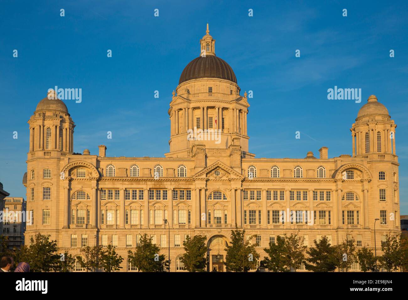 Regno Unito, Inghilterra, Merseyside, Liverpool, il porto di Liverpool Building Foto Stock
