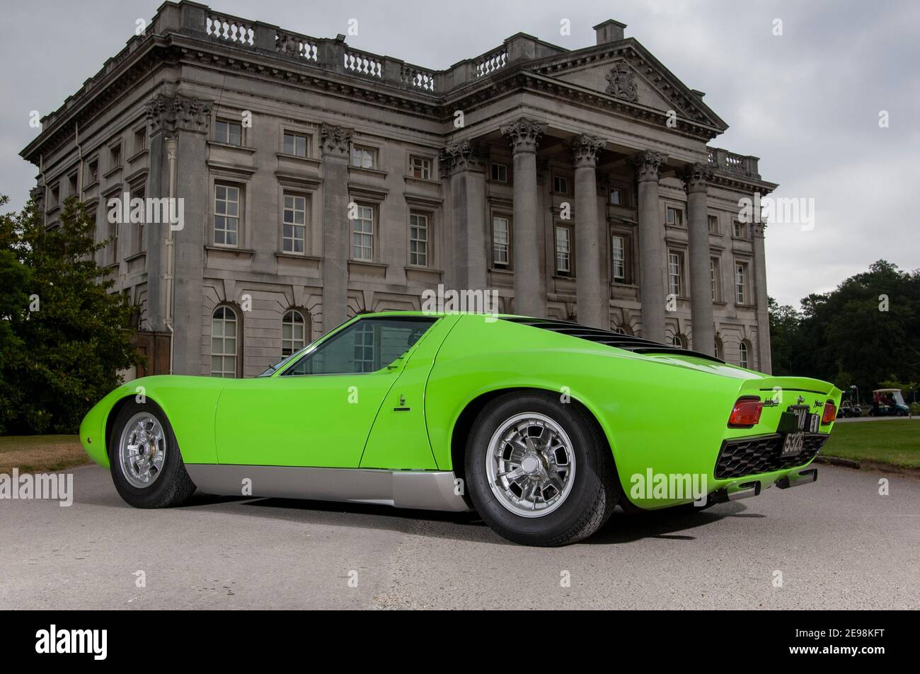 Super model Lamborghini Miura S di Twiggy la supercar originale E un classico italiano Foto Stock