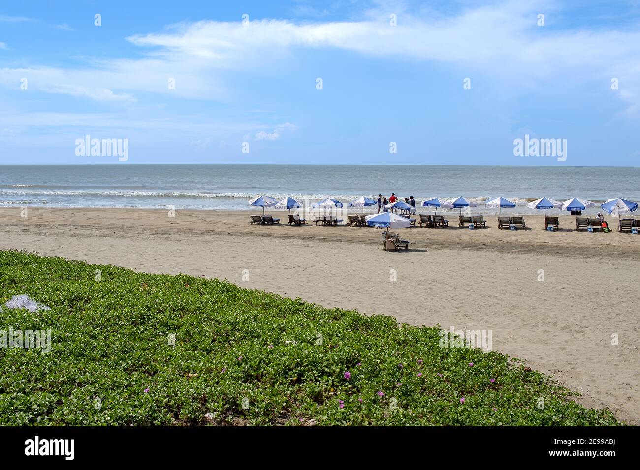 Bazar, la spiaggia di sabbia naturale più lunga del mondo di Cox Foto Stock