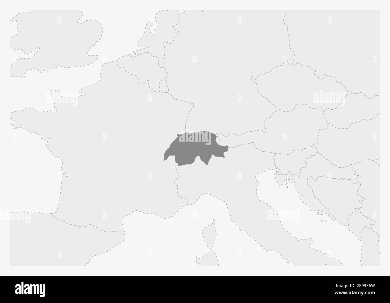 svizzera cartina europa - 6 Europa con mappa della Svizzera evidenziata. Illustrazione Vettoriale Immagine e Vettoriale - Alamy