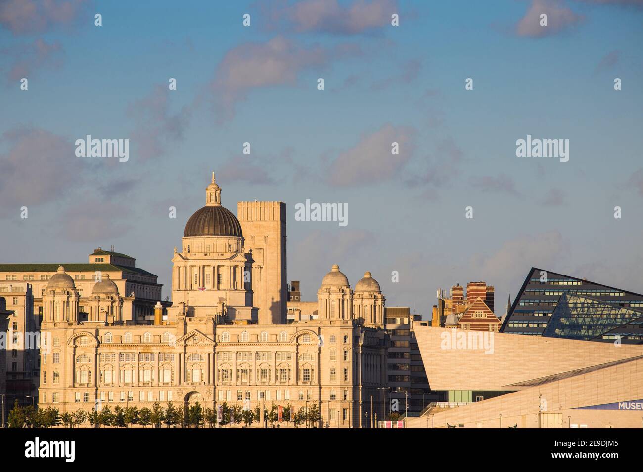 Regno Unito, Inghilterra, Merseyside, Liverpool, vista sullo skyline di Liverpool Foto Stock