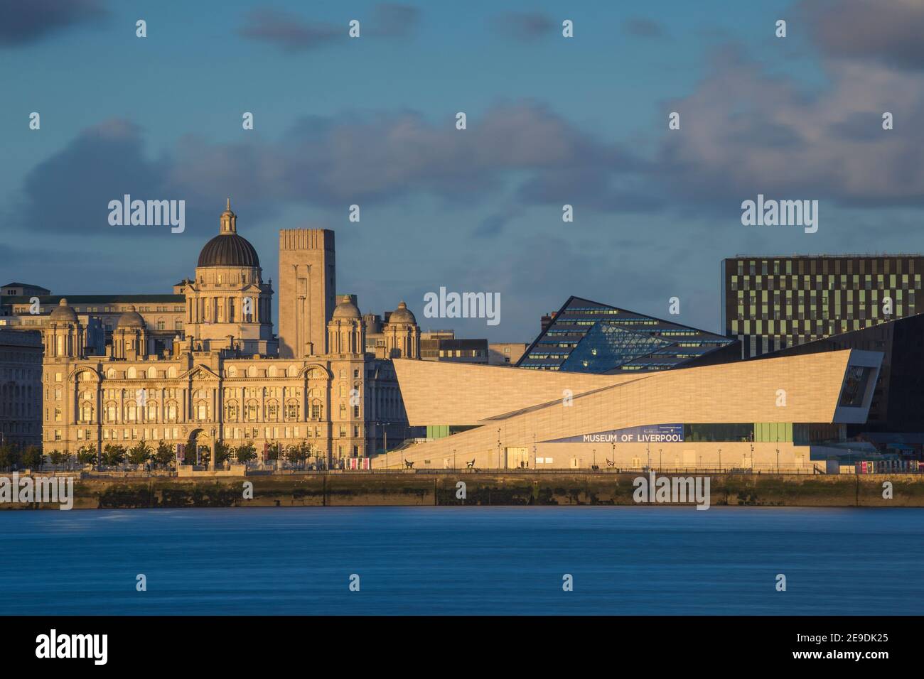 Regno Unito, Inghilterra, Merseyside, Liverpool, vista sullo skyline di Liverpool Foto Stock