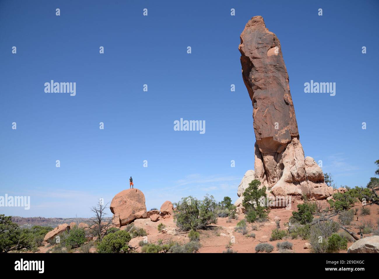 Dark Angel all'Arches National Park, Utah, USA Foto Stock