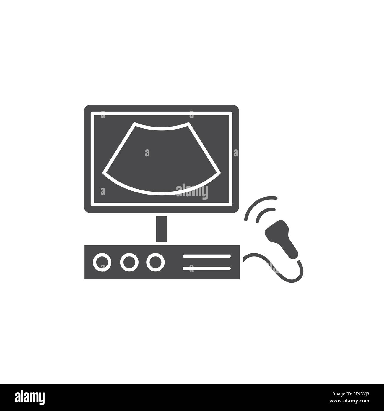 Icona glifo nera del sistema diagnostico a ultrasuoni. Concetto medico e  scientifico. Diagnostica di laboratorio. Pittogramma per Web, app mobile,  promo. UI UX des Immagine e Vettoriale - Alamy