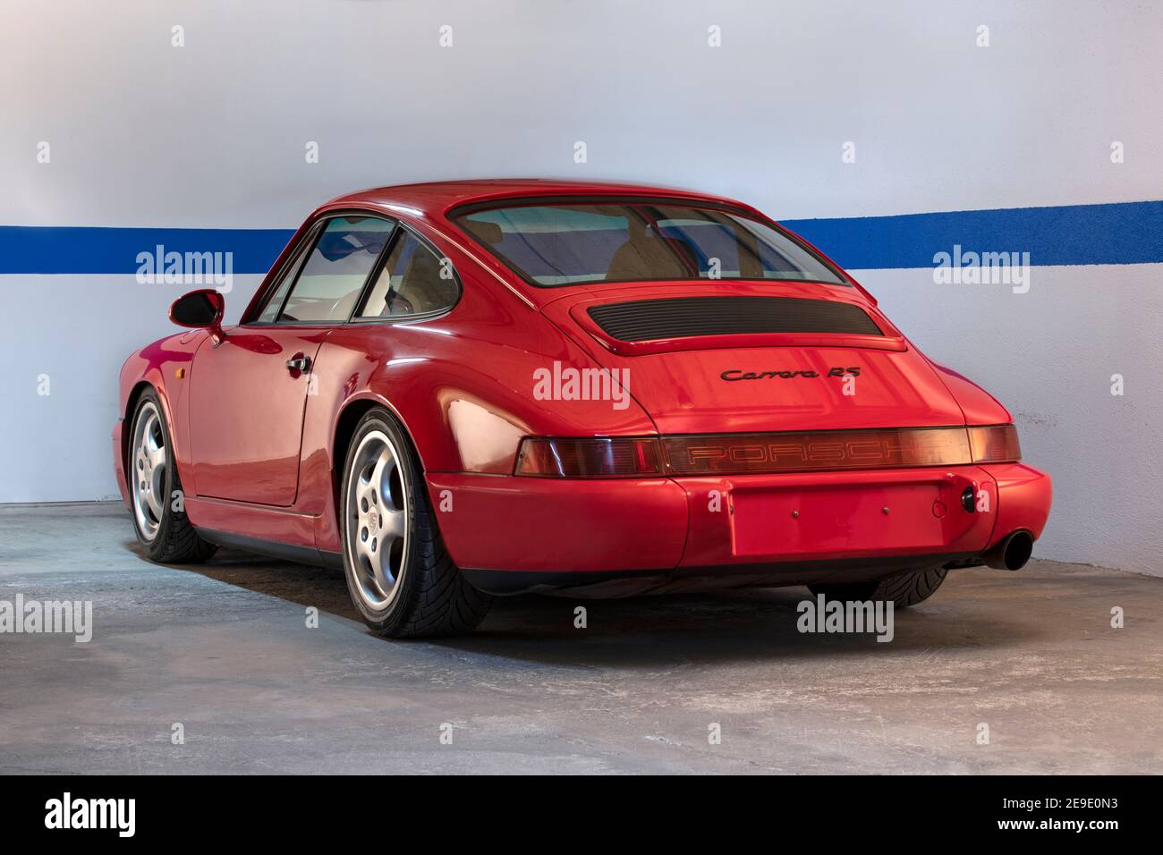 1992 Porsche Carrera 911 RS Flat-Six da 3.6 litri Foto Stock