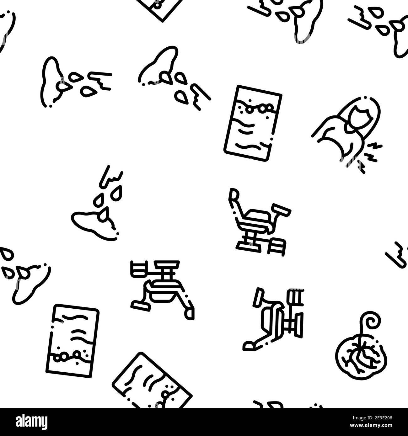 Vettore modello senza giunture dell'ospedale di maternità Illustrazione Vettoriale