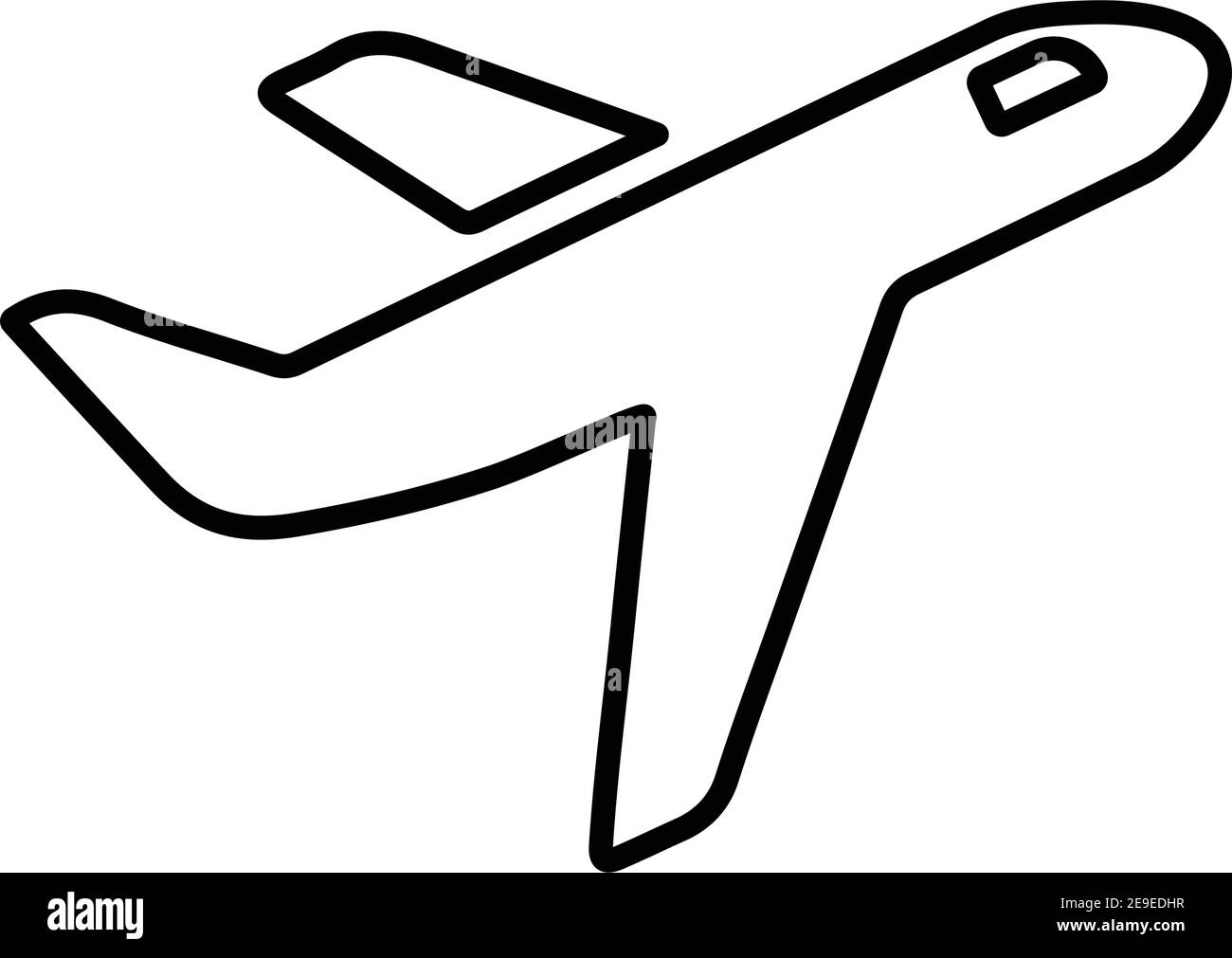Icona compagnie aeree, volo, aviazione, ali. Bel disegno e vettore completamente editabile per uso commerciale, file stampati e presentazioni, ma promozionale Illustrazione Vettoriale