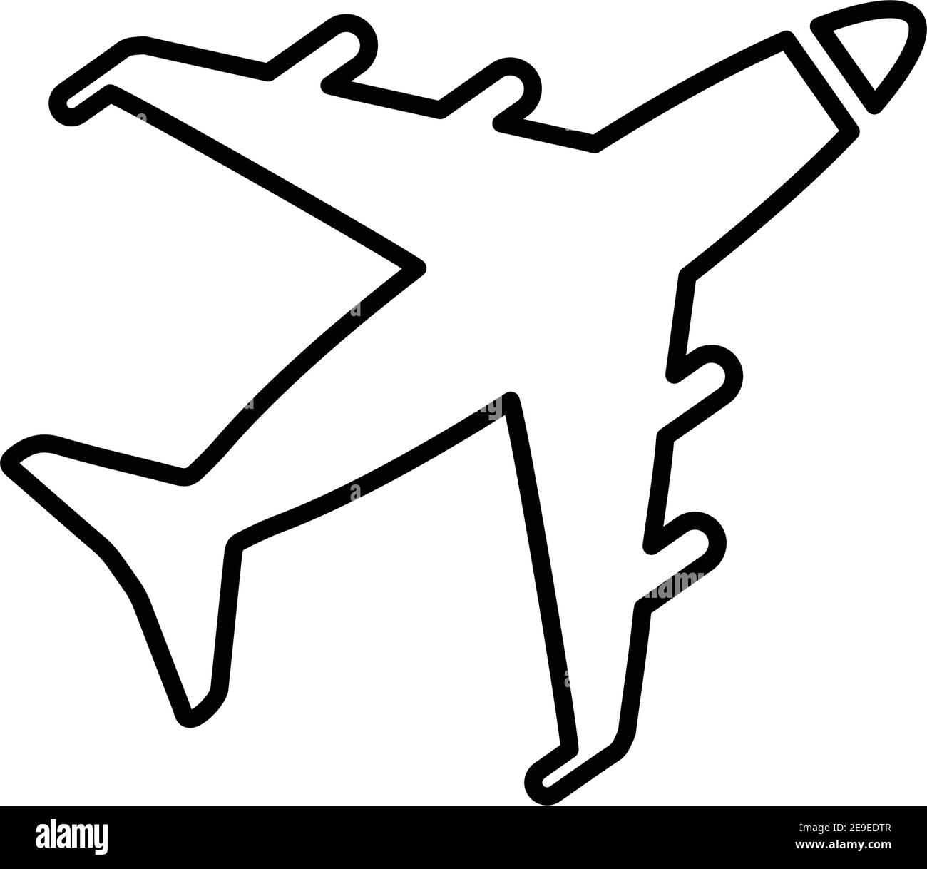 Icona compagnie aeree, volo, aviazione, ali. Bel disegno e vettore completamente editabile per uso commerciale, file stampati e presentazioni, ma promozionale Illustrazione Vettoriale