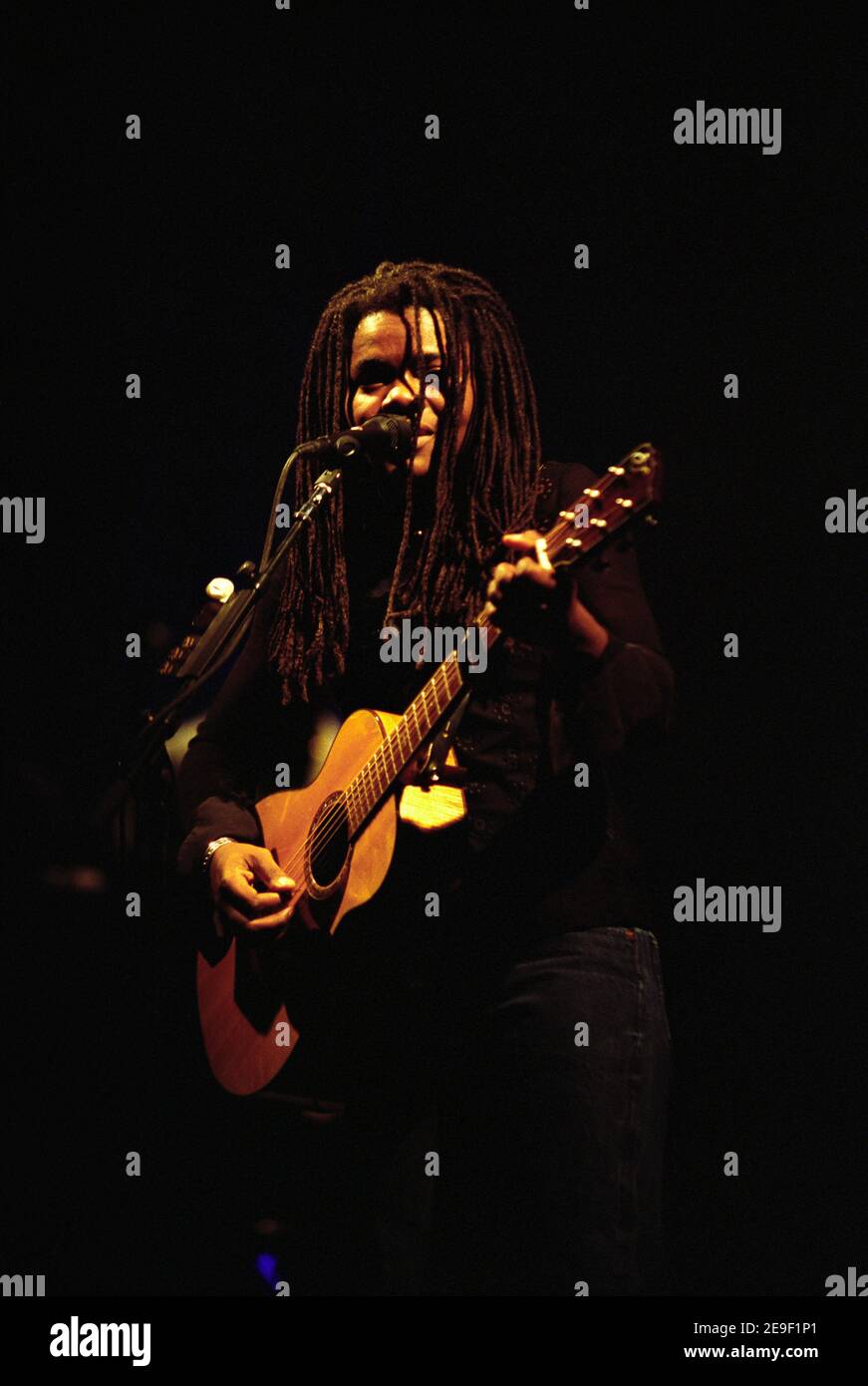 Tracy Chapman in concerto alla Royal Albert Hall di Londra, Regno Unito. 11 Marzo 2003 Foto Stock