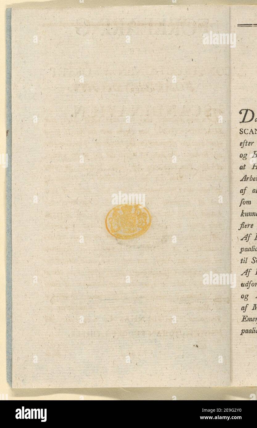 Forklaring sopra Constructionen af kortet sopra Scandinavien autore Pontopidan, Christian Jochum 111.19.b. Luogo di pubblicazione: KioÃàbenhavn Editore: Trykt hos Johan Rudolph Thiele, Data di pubblicazione: 1782. Tipo articolo: 12 fogli [24 pagine] Medium: Letterpress dimensioni: 18.4 x 10.7 cm (8¬∫) ex proprietario: George III, Re di Gran Bretagna, 1738-1820 Foto Stock