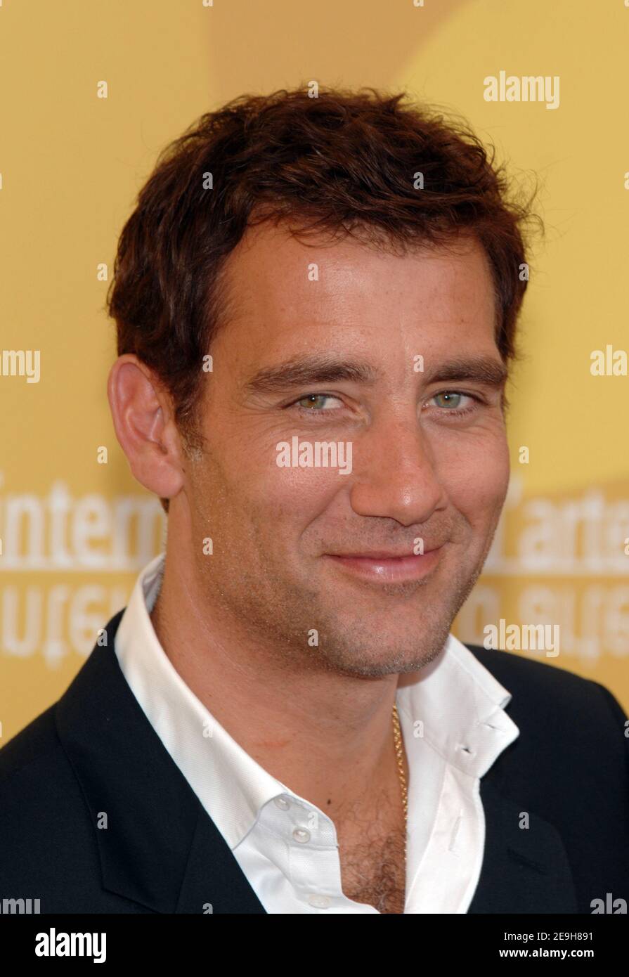 Il membro del cast Clive Owen si pone durante la fotocellula per il suo nuovo Flick "Bambini degli uomini" al 63° Festival annuale del Cinema di Venezia, il 3 settembre 2006. Foto di Nicolas Khayat/ABACAPRESS.COM Foto Stock