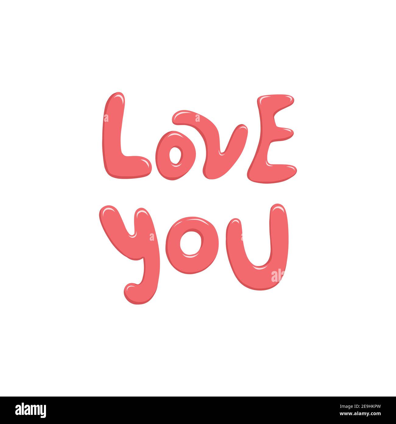 Citazione i Love You mamma calligrafia alla moda. Eccellente carta regalo per il Mothers Day. Illustrazione vettoriale su sfondo bianco. Giornata di divertimento per la mamma. Saluto Illustrazione Vettoriale