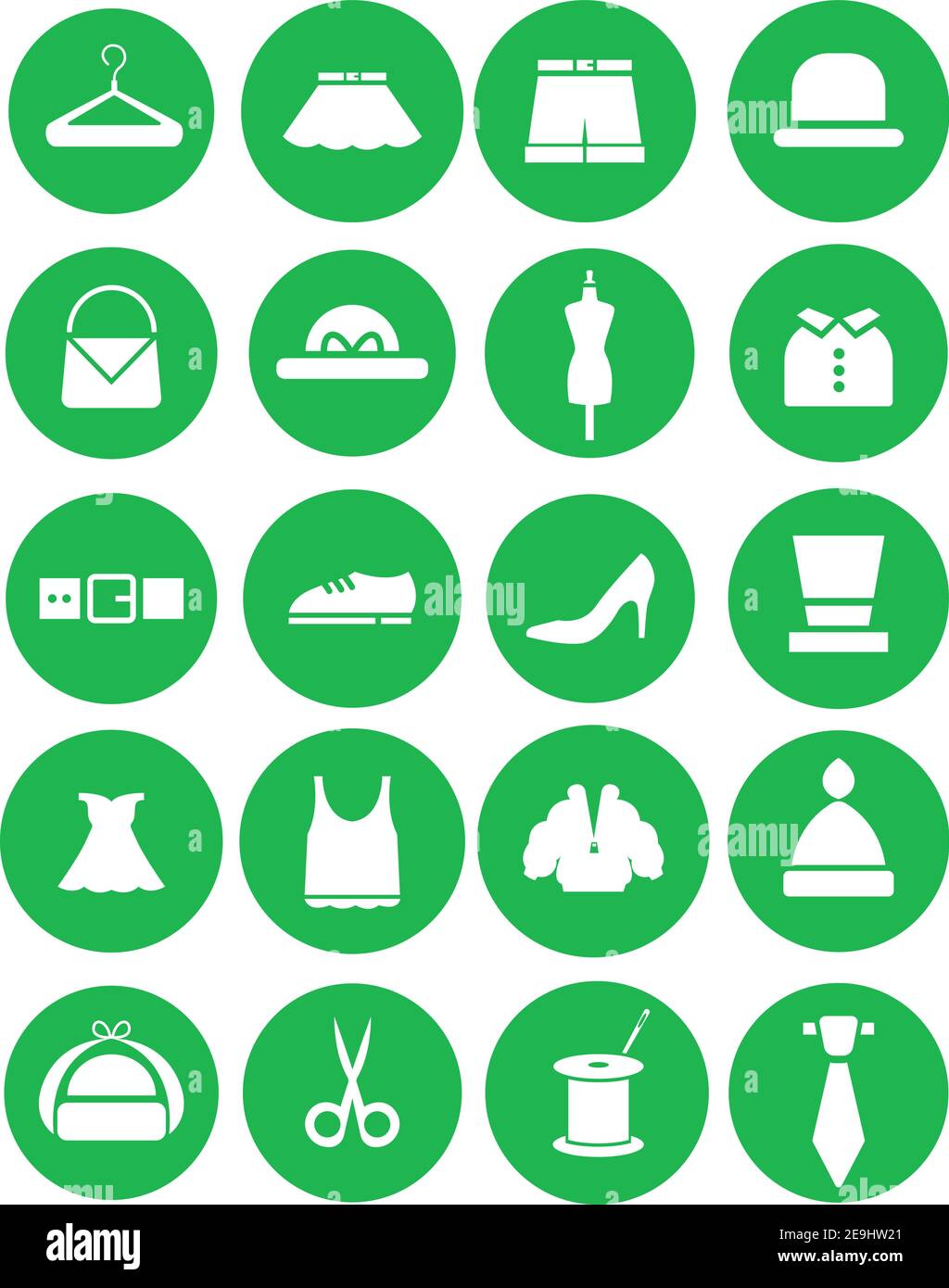 Abbigliamento cucito a mano, illustrazione, vettore su sfondo bianco. Illustrazione Vettoriale