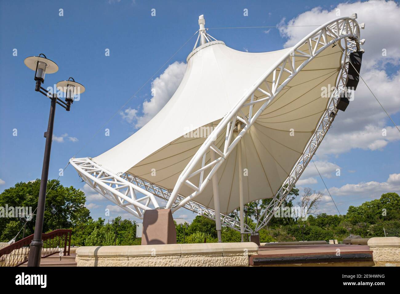 Alabama Montgomery Riverwalk Amphitheatre, sede di concerti, Foto Stock