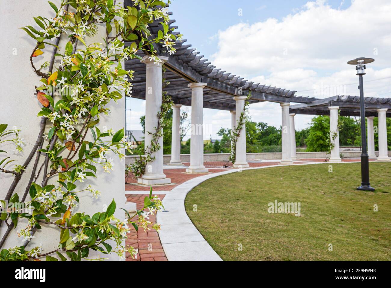 Alabama Montgomery Riverwalk colonne, Foto Stock