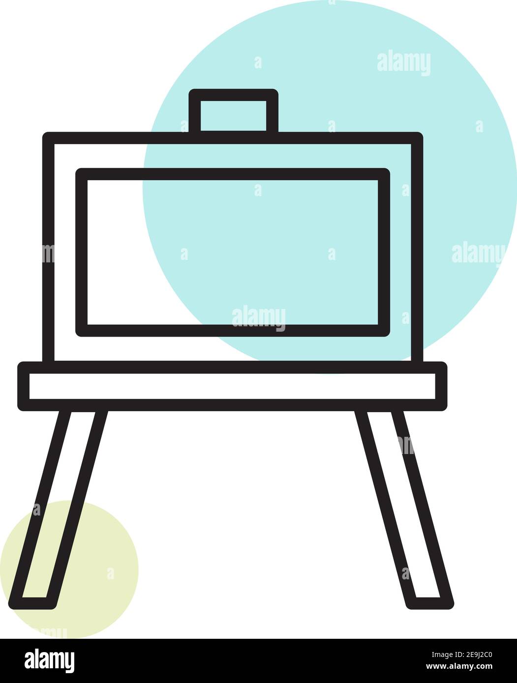 Scheda intelligente, illustrazione, vettore su sfondo bianco. Illustrazione Vettoriale