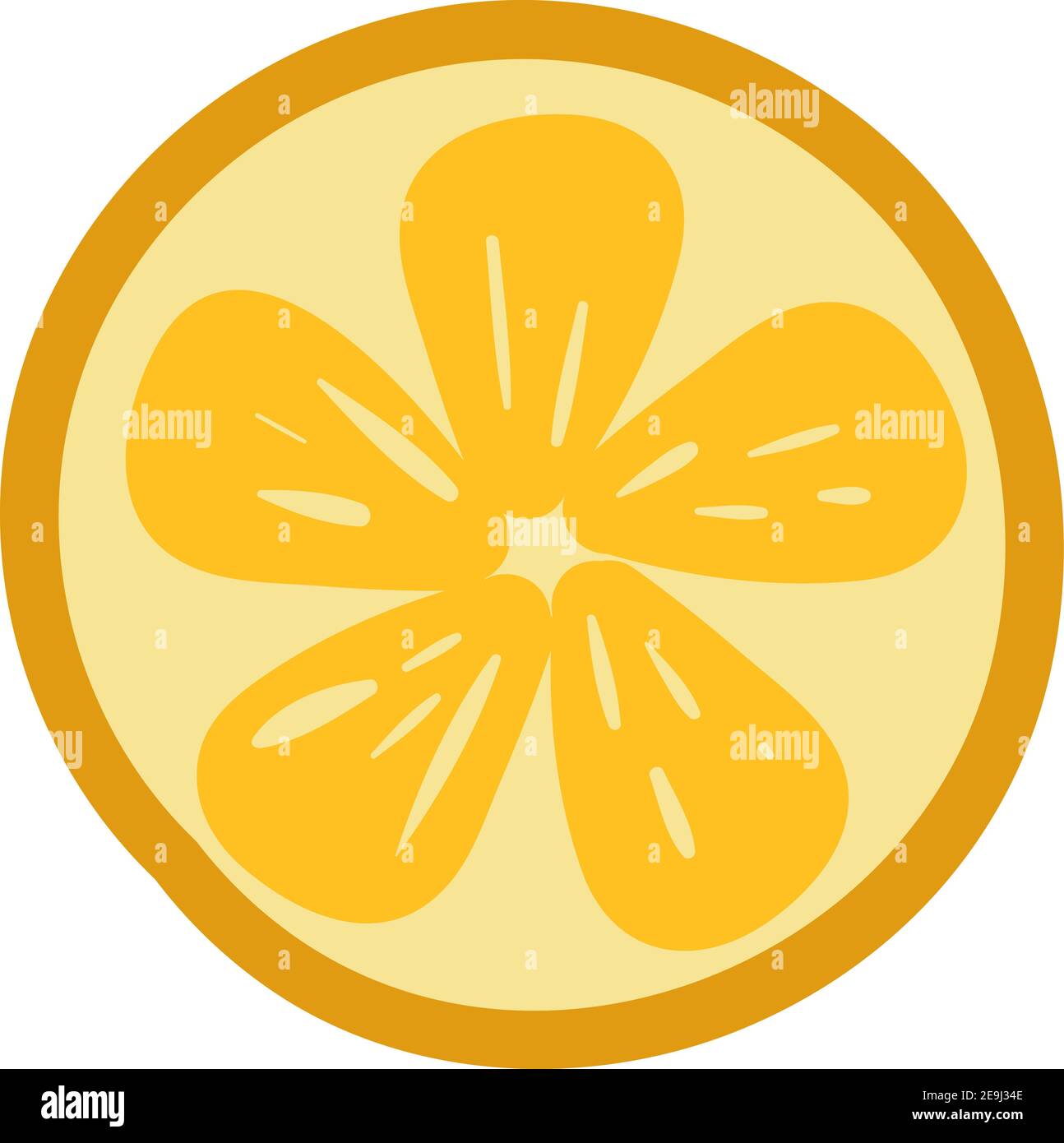 Delizioso mandarino, illustrazione, vettore su sfondo bianco. Illustrazione Vettoriale
