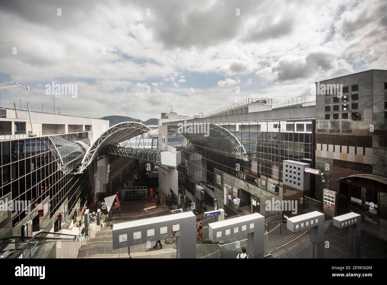Stazione ferroviaria centrale di Kyoto Foto Stock