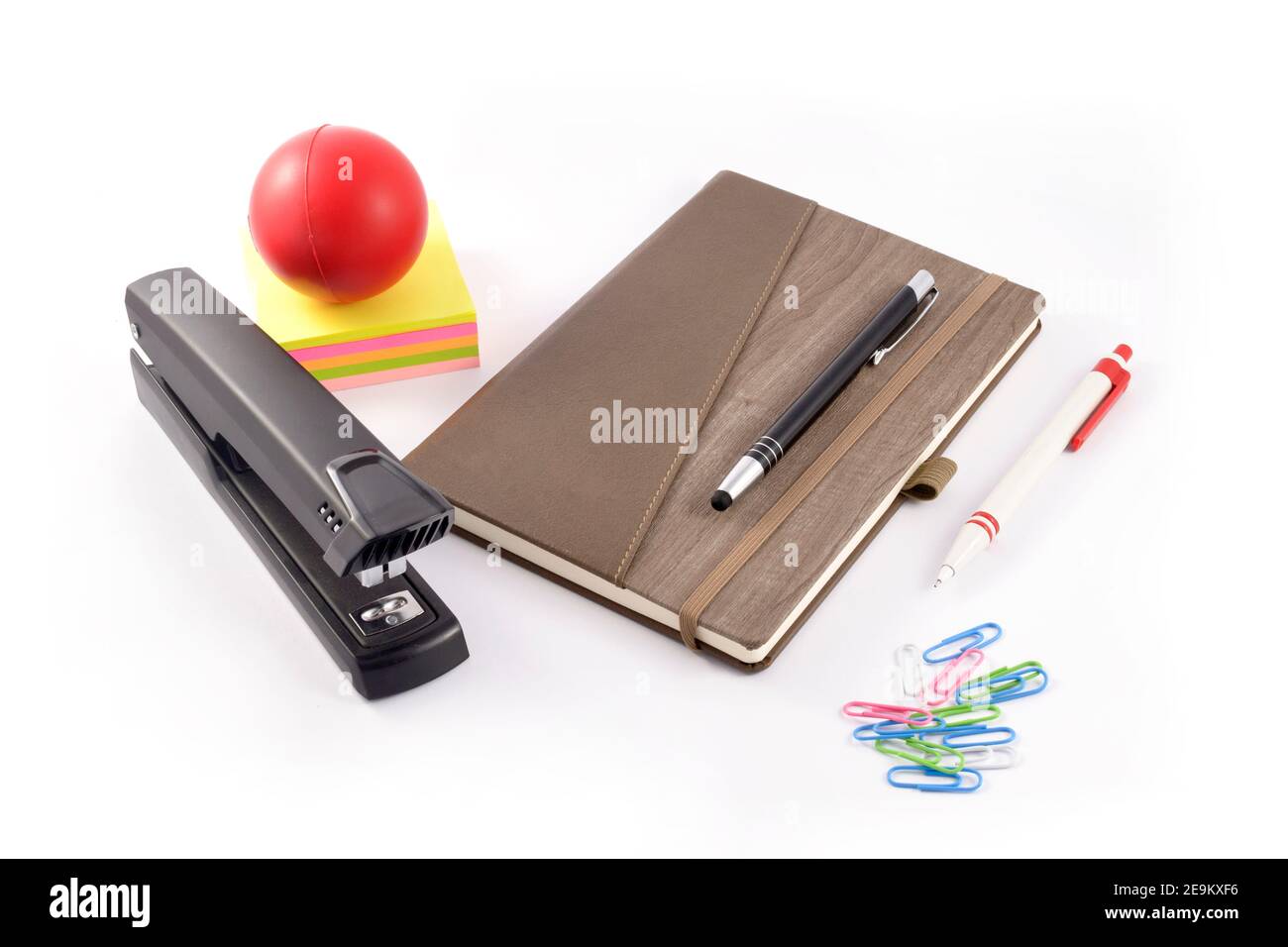 Forniture per ufficio - Articoli di cancelleria per il branding Foto Stock