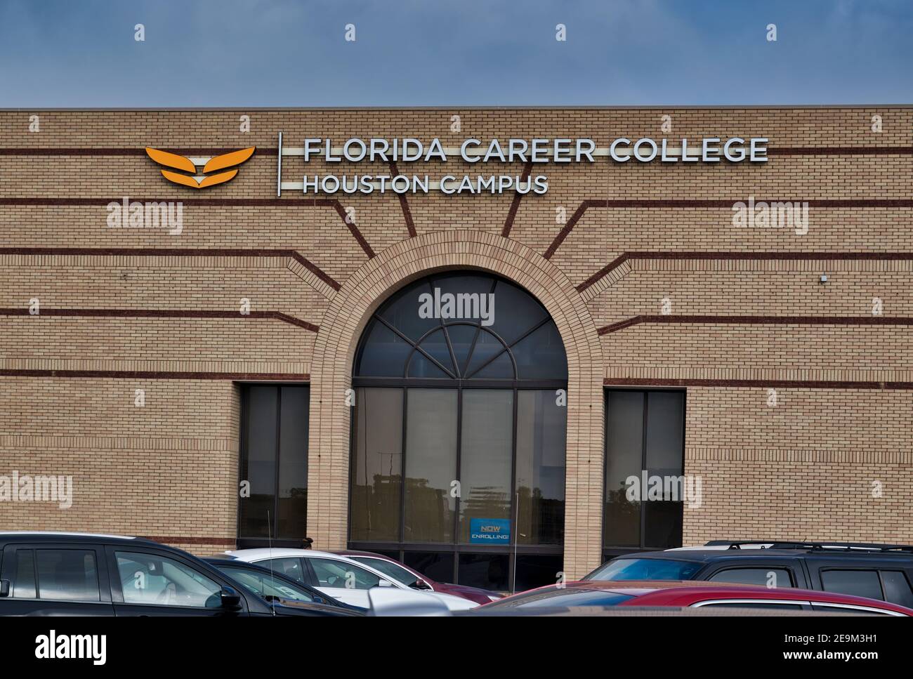Houston, Texas USA 11-20-2020: Florida Career College Facade a Houston, Texas. Le sedi delle scuole accreditate si trovano in Florida e Texas. Foto Stock