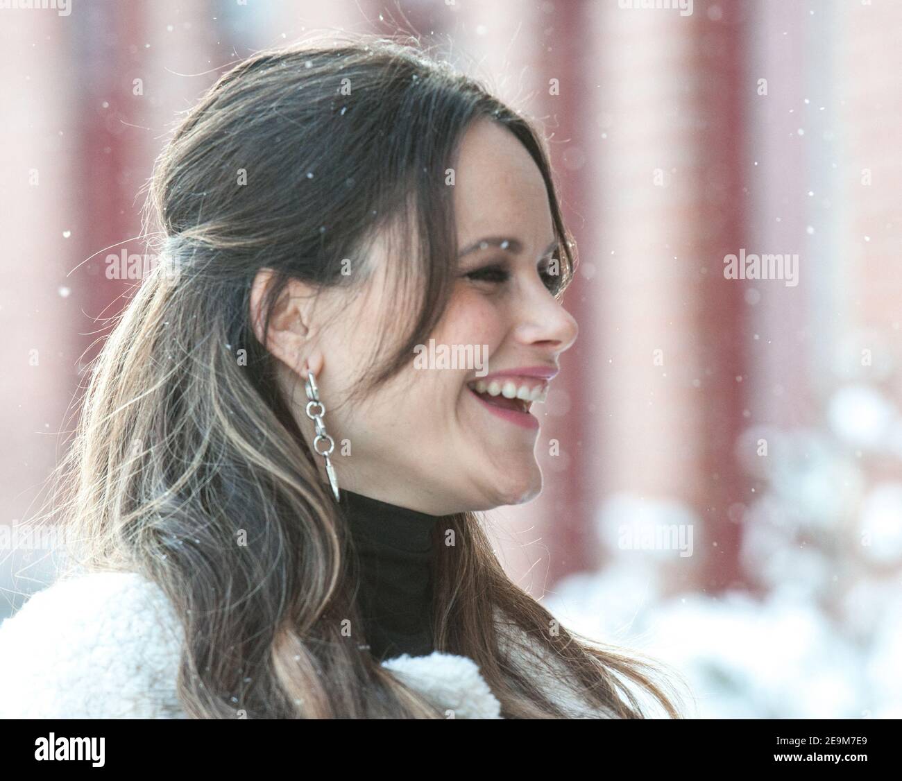 La Principessa Sofia partecipa alla cerimonia di laurea digitale di Sophiahemmet, Stoccolma, Svezia, il 5 febbraio 2021. Foto di Sigge Klemetz/Stella Pictures/ABACAPRESS.COM Foto Stock