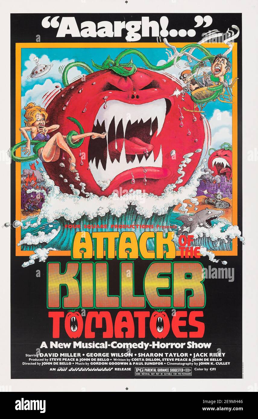 Poster Art - 'Attack of the Killer Tomatoes' (1978) NAI N. di riferimento per intrattenimento/file 34082-534THA Foto Stock