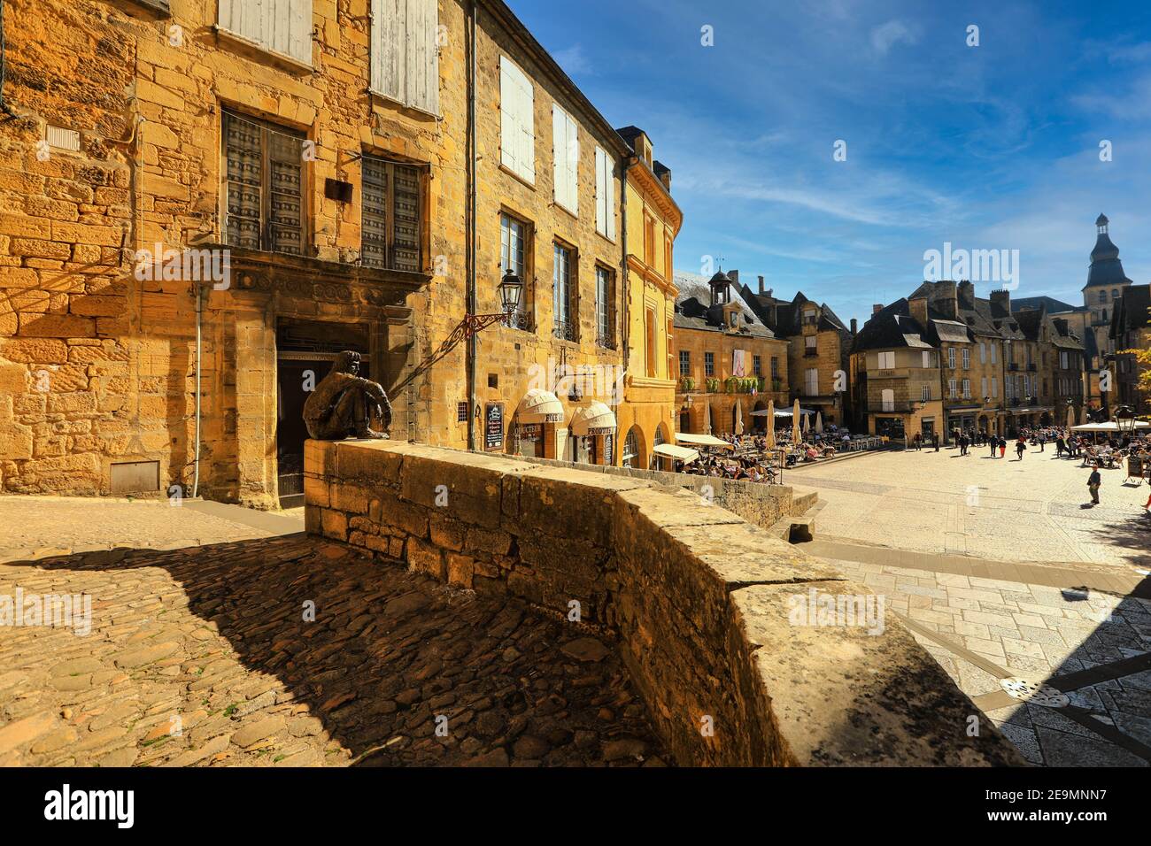 La città vecchia di Sarlat (Sarlat-la-Caneda) in Preigord nella Dordogna nella regione Nouvelle-Aquitaine in Francia. Foto Stock