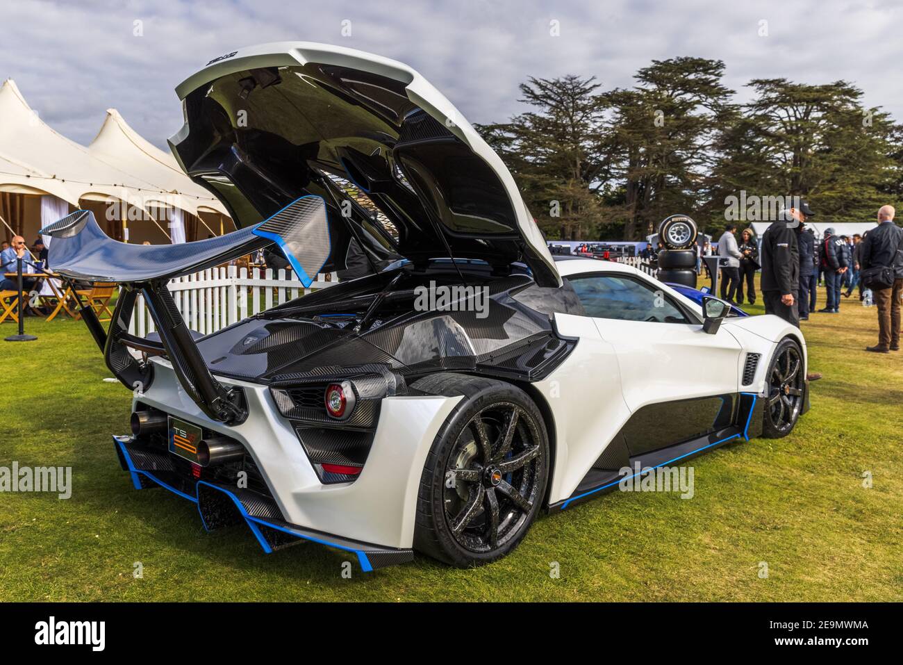 Zenvo TSR-S debutta al mondiale al Concours d’Elegance A Blenheim Palace il 26 settembre 2020 Foto Stock