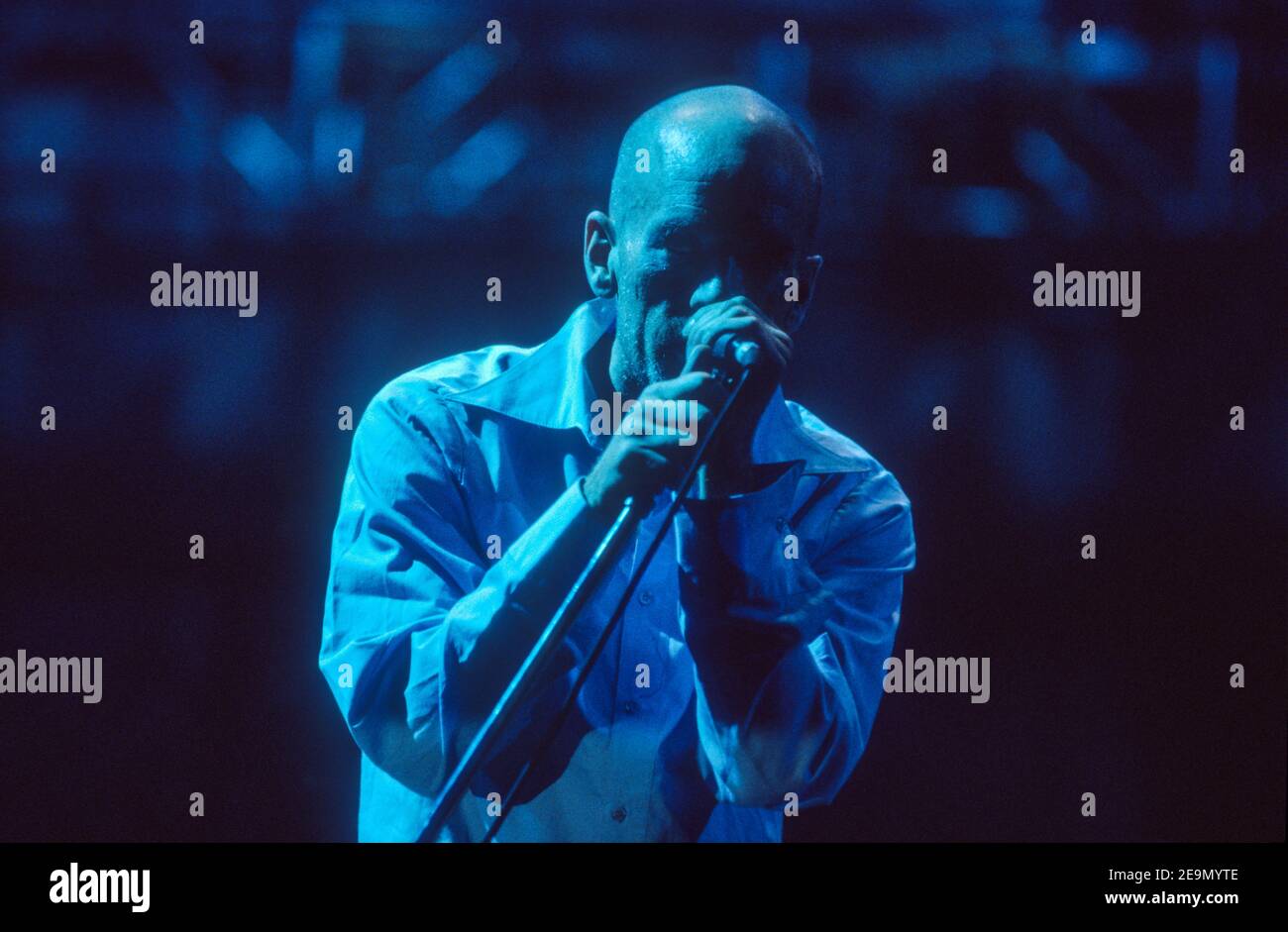 R.E.M al Glastonbury Festival 1999, Somerset, Inghilterra, Regno Unito. Foto Stock