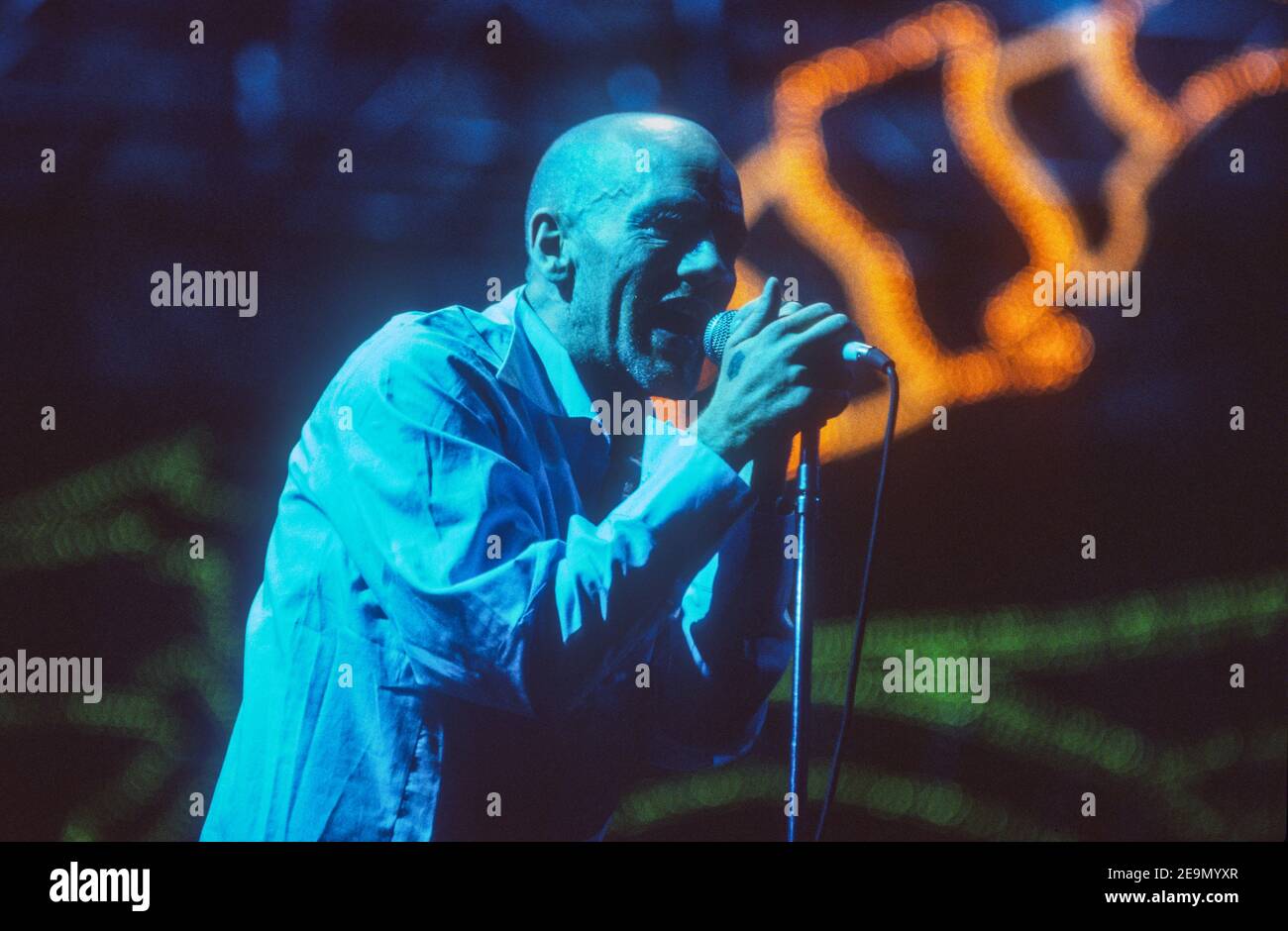 R.E.M Glastonbury Festival 1999 Foto Stock