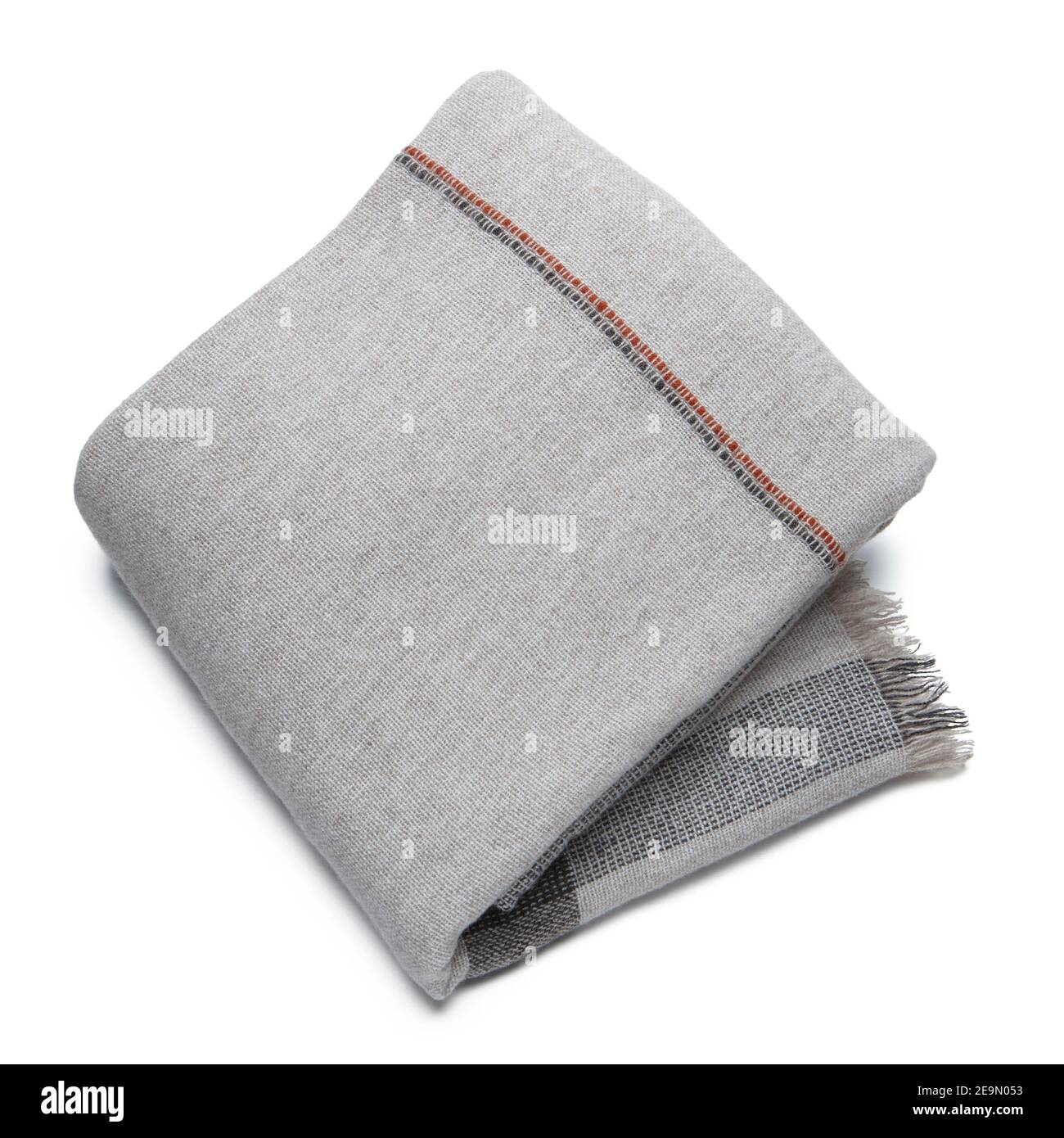 Gettare coperta scialle materiale spagnolo moderno taglio-out tessuto cotone di lana tessuto Foto Stock