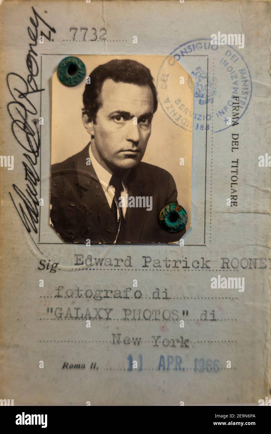 Carta stampa italiana degli anni '60 Foto Stock