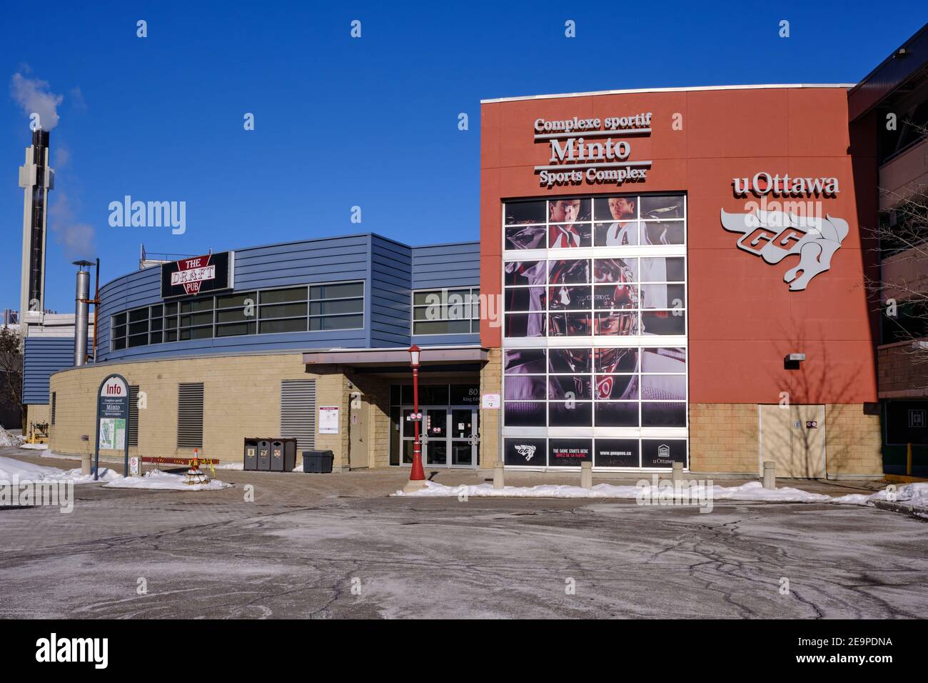 Il complesso sportivo Minto dell'Università di Ottawa Foto Stock