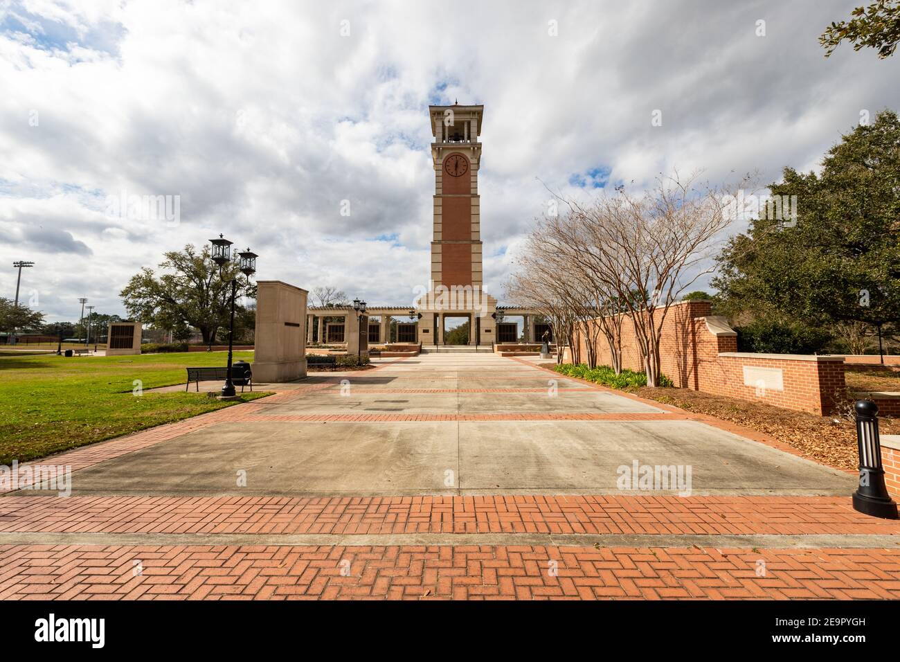 Mobile, al - 30 gennaio 2021: Molton Tower nel campus dell'Università dell'Alabama del Sud Foto Stock