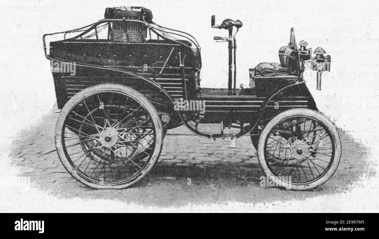 Mors 6 cv 4 posti (1898). Foto Stock