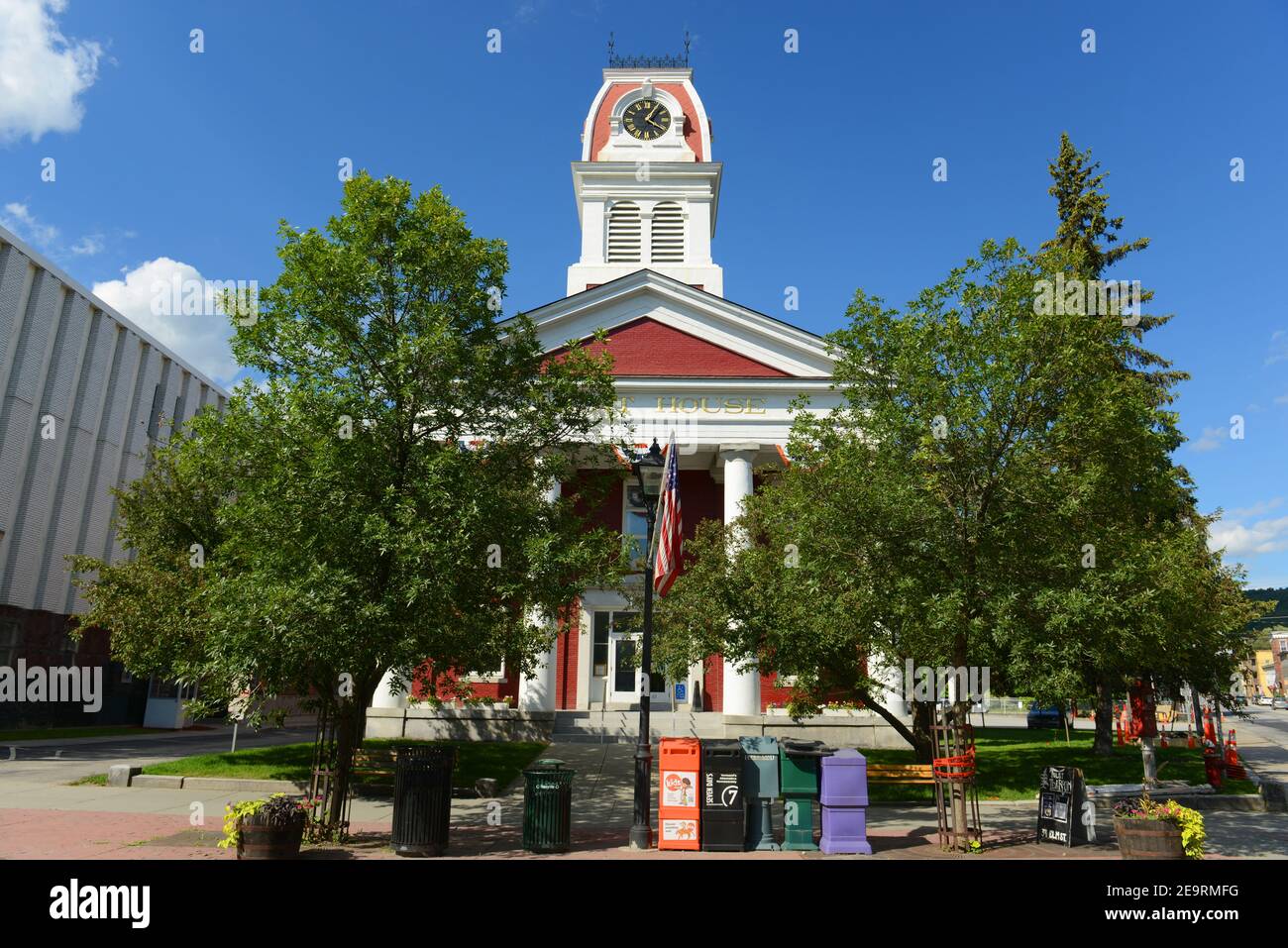 Court House of Washington County Building nel centro di Montpelier, stato del Vermont VT, Stati Uniti. Foto Stock