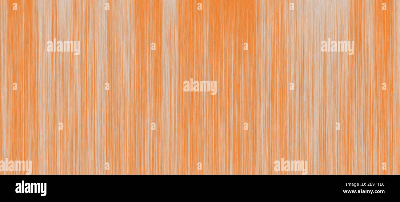 sfondo di colore arancione con striscione a strisce verticali Foto Stock