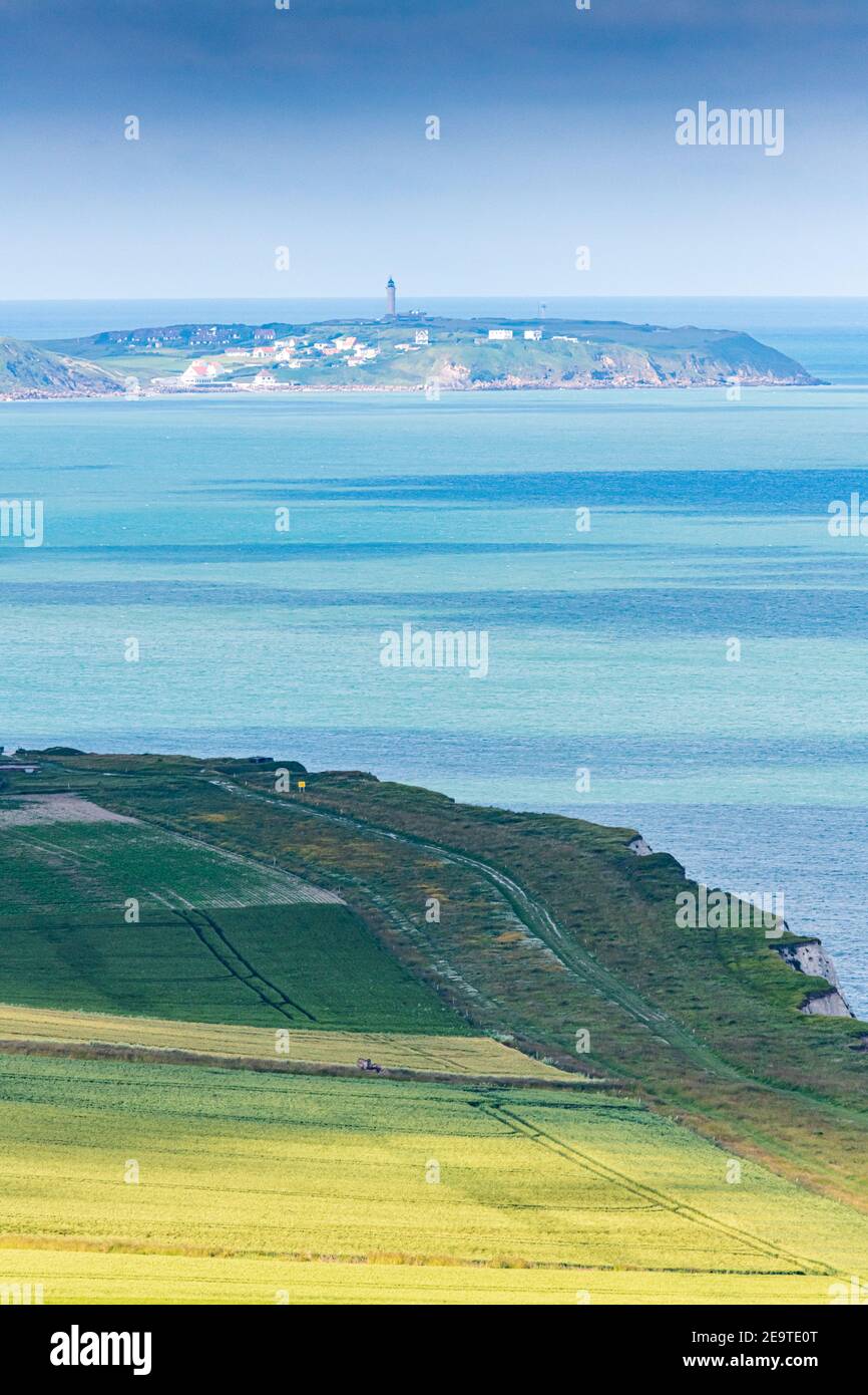 Grand site des 2 caps, Hauts de France, Côte d'opale Foto Stock