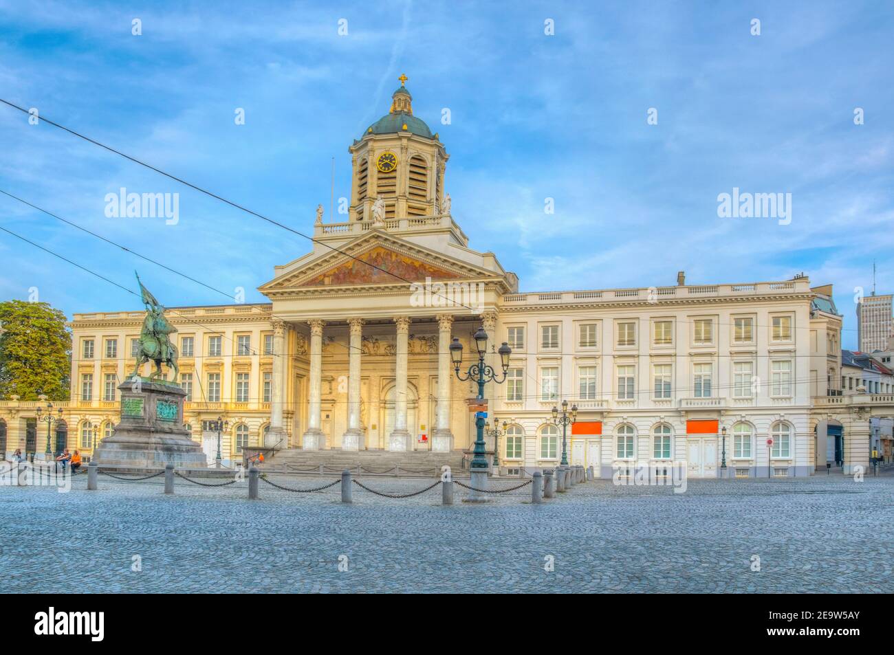 Chiesa di Saint Jacques sur Coudenberg a Bruxelles, Belgio Foto Stock
