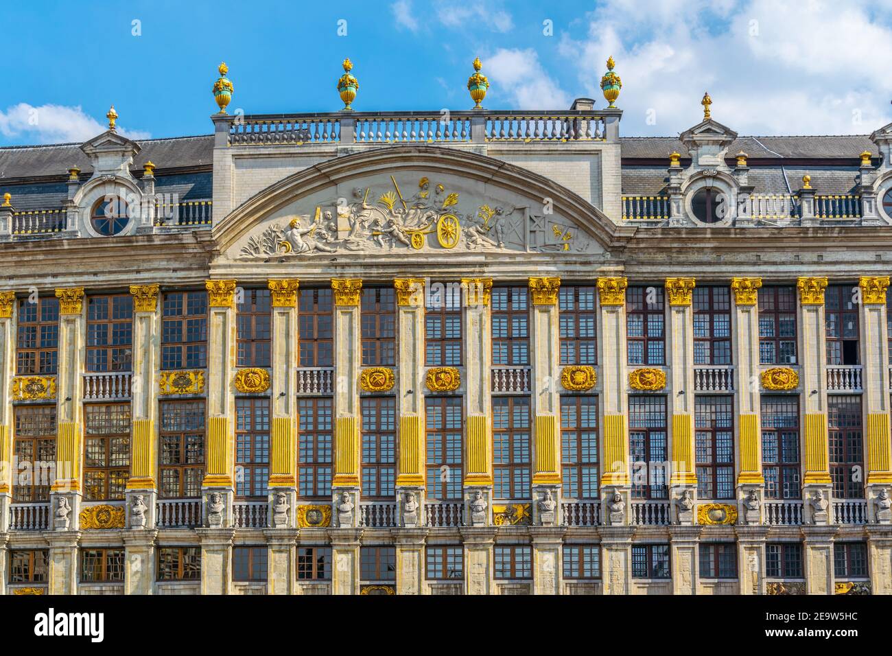 Maison Grand Place situato in piazza Grote Markt a bruxelles, Belgio Foto Stock