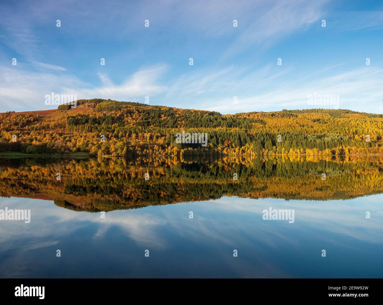 Loch Tummel, Highland Perthshire, Scozia Foto Stock