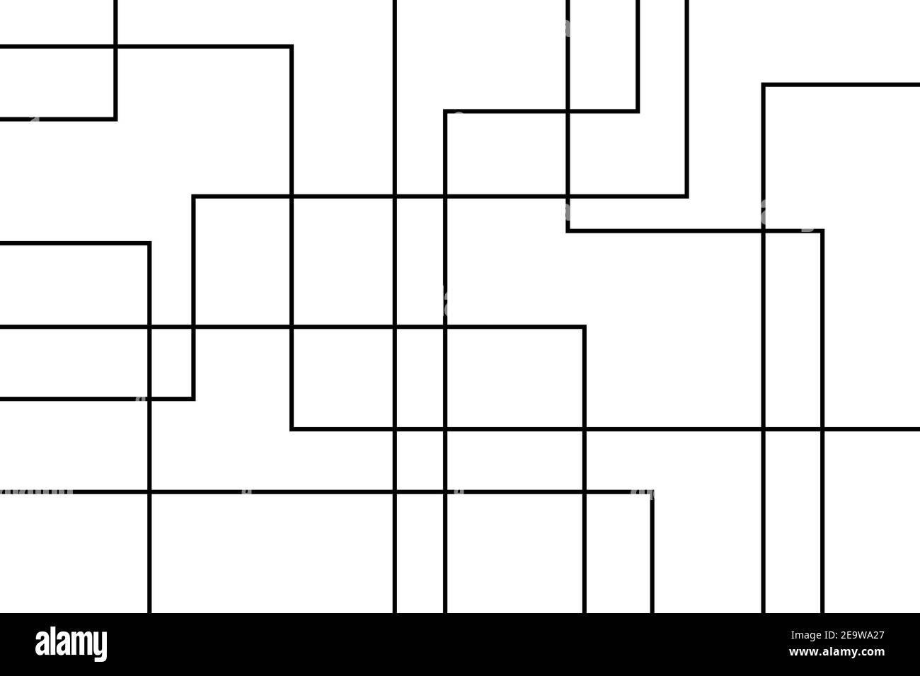 Schema di sfondo astratto realizzato con linee che formano forme geometriche in movimento / astrazione del movimento. vecto moderno, semplice, minimo e architettonico Foto Stock