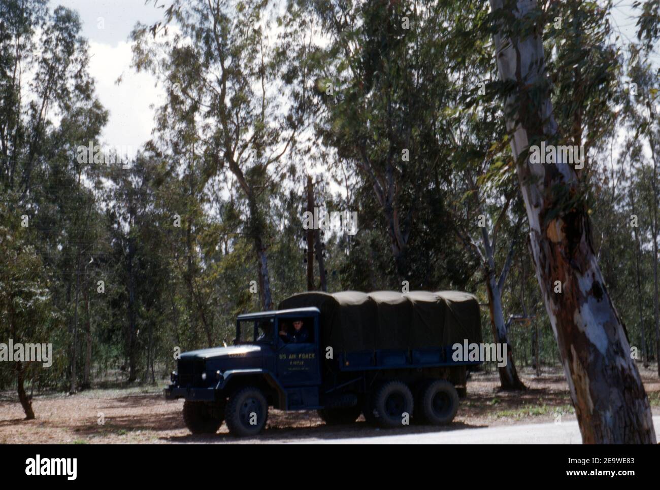 USA Vietnam-Krieg US Luftwaffe LKW M35A2 - guerra del Vietnam USAF Stati Uniti Air Force Truck M35A2 Foto Stock