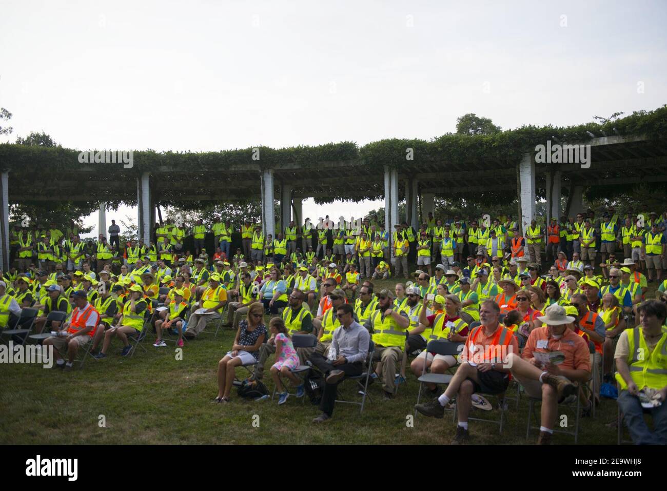 21° Rinnovamento e memoria annuale dell’Associazione Nazionale dei professionisti del Paesaggio al Cimitero Nazionale di Arlington (35150081764). Foto Stock